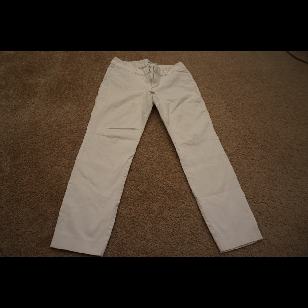 Old Navy White ankle Skinny jeans